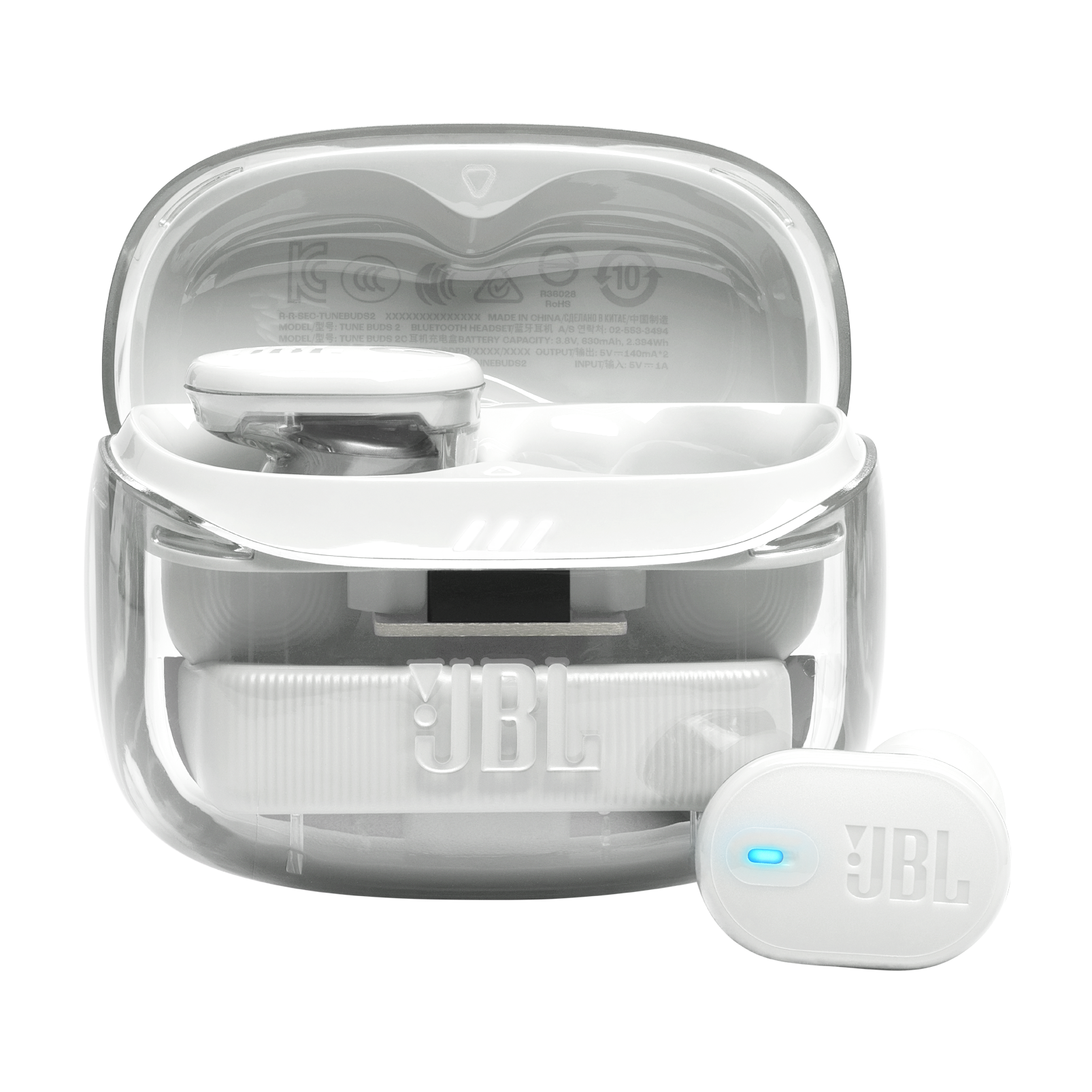 JBL - Auriculares JBL Buds Ghost 2 color Blanco