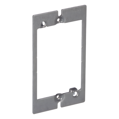 PANDUIT - Adaptador de Placa de Pared / Una Salida / CRS Zincado / 2.38' x 4.19' x 0.32' / 7.8' x 4.2' x 0.32'