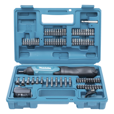 MAKITA - Atornillador Reversible / 3.6V Li-Ion / 220 RPM / 6.0 N.m Torque / 81 Puntas / Cargador USB / Doble Posición