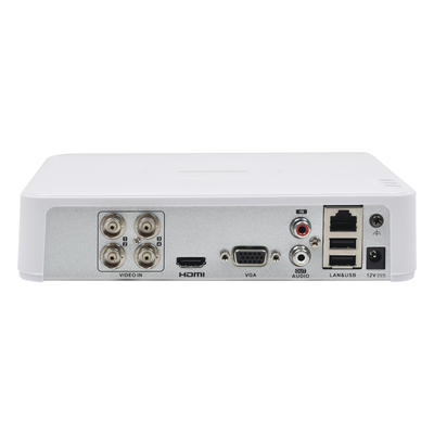 HIKVISION - DVR 1080P Lite / 4 Canales Turbo HD + 1 Canal IP / H.264+ / Hik-Connect P2P / 1 canal audio / Salida de video FULLHD