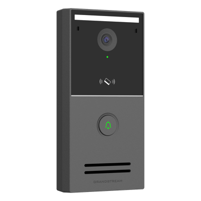 GRANDSTREAM - Videoportero IP Inteligente / 2K Ultra HD 4MP / Wi-Fi 6 Dual Band / IA ISP con Análisis de Comportamiento / 127° Campo de Visión / Múltiples Métodos de Apertura / IP66 IK07