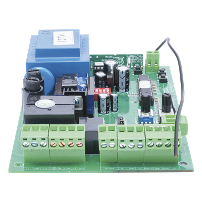 ACCESSPRO - Tarjeta de Control Electrónico / Motor Corredizo 1200 RPM / Pantalla LCD / Conectividad Inalámbrica / IP44 / 110-120 VCA
