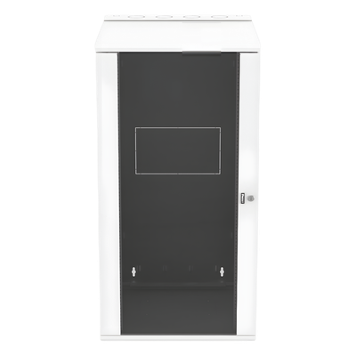 PANDUIT - Gabinete de Montaje en Pared / 26 UR / 19in / 762mm Profundidad / 2.5ft / Puerta con Ventana / 350lb Capacidad / Acero / Blanco