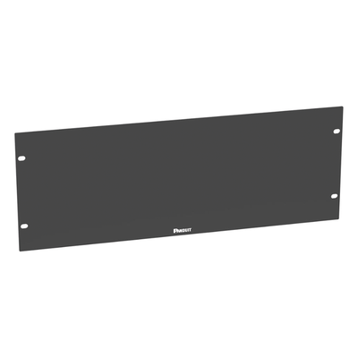 PANDUIT - Tapa Ciega para Rack / 19in / 4UR / Acero / Plano / Negro / 1.58 x 0.58 ft