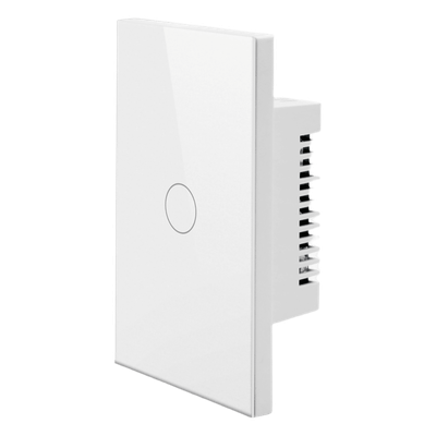 SMARTHOME BY EPCOM - Interruptor Inteligente / 1 Gang / 800 W / 100-250 V / ZigBee / Vidrio Templado / Neutro Opcional