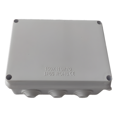 LINKEDPRO - Caja de Derivación IP65 / 10 Entradas / IK07 / ABS / 150 x 110 x 70 mm (5.9 x 4.3 x 2.8 in)