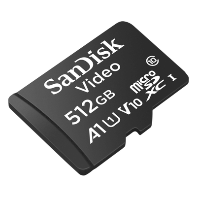 SANDISK - Memoria microSD / 512GB / Alta Resistencia / Clase 10 / -25°C a 85°C / 50MB/s escritura / 256 TBW