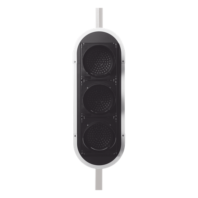 ACCESSPRO - Semáforo LED / Tricolor Rojo-Verde-Amarillo / 200 mm / 110 VCA / 30° Ángulo de Visión / IP Sellado