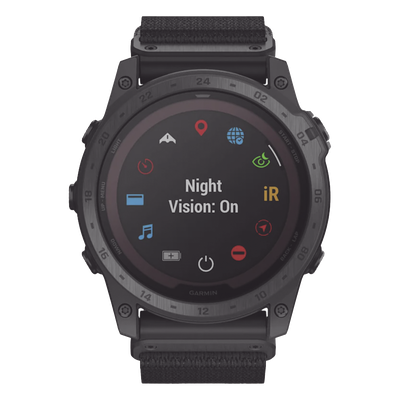 GARMIN - Reloj GPS Táctico Multideporte / Pantalla Solar MIP / Batería 37 Días / GPS Multibanda / 10 ATM / 32 GB