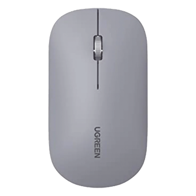 UGREEN - Mouse Inalámbrico / 2.4 GHz / Alcance 10 m (32.8 ft) / 4 Niveles DPI / Ultra Delgado 3 cm / Silencioso / Multiplataforma