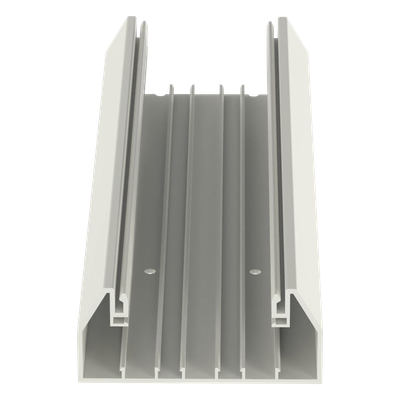 PANDUIT - Base para Canaleta / PVC Rígido / 103.3 x 44.9 x 2400 mm / UL94V-0 / TIA/EIA / 600 VAC / 2.4 m (7.87 ft)