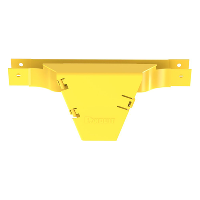 PANDUIT - Accesorio en T / Conexión Horizontal a Bajada Vertical 90° / Canaleta 2x2 / Radio de Curvatura 50.8 mm (2 in) / Color Amarillo