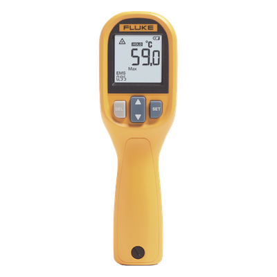FLUKE - Termómetro IR / -30 °C a 500 °C / Precisión ±1.5% / Relación D:P 10:1 / Emisividad Ajustable / 500 ms
