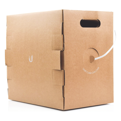 UBIQUITI - Cable UTP Cat6 / 23 AWG Cobre Sólido / 1 Gbps / CMR Riser / Bobina 305 m (1000 pies)
