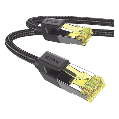 UGREEN - Cable Ethernet Cat7 / Blindaje F/FTP / 10 Gbps / 600 MHz / 5 m (16.40 ft) / Malla Nylon