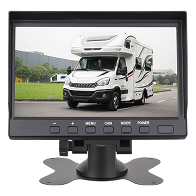 EPCOM - Sistema de Cámara de Reversa Alámbrico / Monitor LCD 7 Pulgadas Full HD / Cámara IR CMOS 18 LEDs / Ángulo de Visión 120° / IP69K / 12/24 VCC / Cable 20 m (65.6 ft)