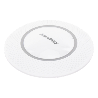 ACCESSPRO - Puerta de Enlace IoT / BLE Multicanal / 1000 Etiquetas / Alcance 300 m (984.3 ft) / Wi-Fi / PoE / Indicador LED 7 Colores