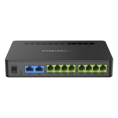 GRANDSTREAM - Gateway VoIP / 8 FXS / Router NAT Gigabit / Dual Ethernet / HD Voice