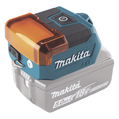 MAKITA - Linterna LED Compacta / 300 Lúmenes / 29 Horas de Autonomía / Puerto USB / Batería 18V LXT