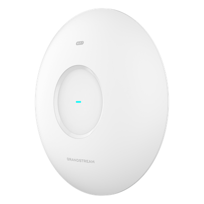GRANDSTREAM - Punto de Acceso Wi-Fi 7 Empresarial / BE21000 / Throughput 21 Gbps Inalámbrico / MU-MIMO 4x4:4 (5GHz y 6GHz) / 768 Clientes Simultáneos / Puerto 10G PoE++ y 2.5G / Cobertura 175 m (574.1 ft) / BLE 5.3