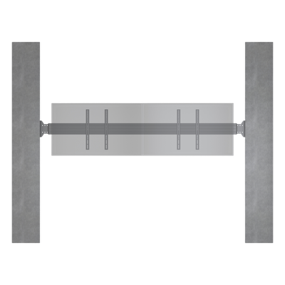 EPCOM INDUSTRIAL - Sistema de Montaje en Pared / Rieles 2000 mm (78.7 ft) / Estructura Modular / Soporte Ajustable / Incluye Herramientas y Tornillería Completa