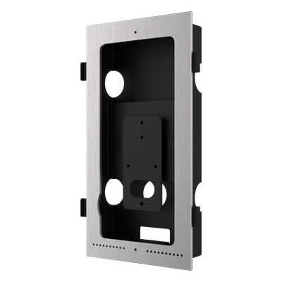 HIKVISION - Carcasa Gang Box / Montaje Parcial Empotrado / Acero SGCC + SUS316L / 248x129x35.9 mm (9.76x5.08x1.41 in) / 861.1 g (1.898 lb) / Serie DS-K1T673