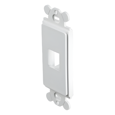 PANDUIT - Marco de Módulo / 1 Espacio Mini-Com / Para Placa Frontal GFCI / Color Blanco