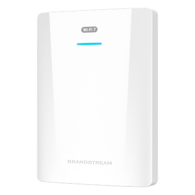 GRANDSTREAM - Punto de Acceso Wi-Fi 7 / MIMO 2x2:2 DL-UL OFDMA / Modulación 4096 QAM / 2.5G Ethernet PoE+ / Cobertura 175 m (574.1 ft) / 256 Clientes / BLE 5.3