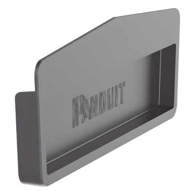 PANDUIT - Tapa Final para Canaleta / 12x4 / Instalación a Presión / Radio de Curvatura 50.8 mm / 1.67x0.08x11.38 ft / Negro