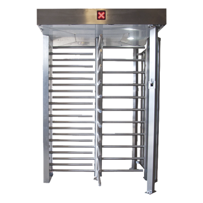 ACCESSPRO - Torniquete de Cuerpo Completo / 4 Ejes de Seguridad / Acero Inoxidable 304 / Interior/Exterior / 25 Personas/min / Bidireccional / 110 VCA