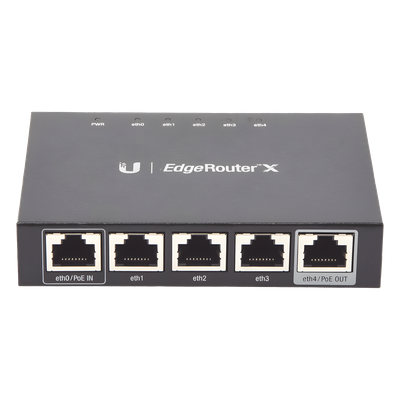UBIQUITI - EdgeRouter X de 5 puertos Gigabit con funciones avanzadas de ruteo