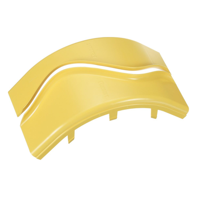 PANDUIT - Tapa de Bajada Vertical Exterior / 90° / Radio de Curvatura 50.8 mm / Canaleta 4x4 / Color Amarillo