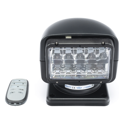 ECCO - Faro Buscador / 7040 Lúmenes / Rotación 360° / Inclinación 90° / IP68 / 12-24 VCC / Uso Rudo