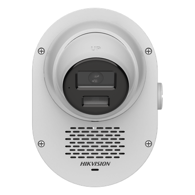 HIKVISION - Cámara Turret TURBOHD / 2 Megapixel 1080p / Color 24/7 con Apertura F1.0 / Audio Bidireccional / Luz Blanca e IR 40 m (131.2 ft) / IP67 / Smart-Hybrid Light / 3D DNR
