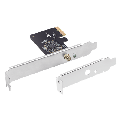 TP-LINK - Adaptador PCI Express Inalámbrico / Dual Band AC 600 Mbps / MU-MIMO / Antena Omnidireccional 2 dBi / WPA3 / Perfil Bajo y Completo