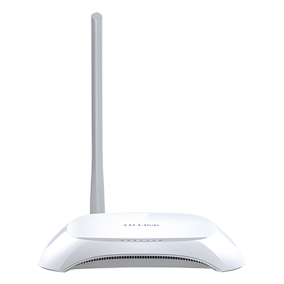 TP-LINK - Router Inalámbrico WISP, 2.4 GHz, 150 Mbps, antena externa omnidireccional 5 dBi, 2 Puertos LAN 10/100 Mbps, 1 Puerto WAN 10/100 Mbps, control de ancho de banda