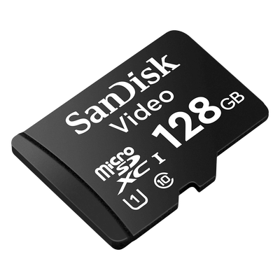 SANDISK - Memoria microSD / 128 GB / Alta Resistencia / Videovigilancia / Clase 10 / 80 MB/s / -25°C a 85°C