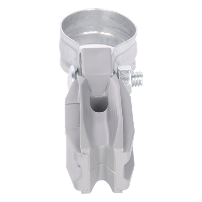 SFIRE - Aislador de Paso o Esquina / Abrazadera 1 Pulgada (25 mm) / Resina Virgen 100% / Acero Galvanizado / Anti-Arqueo / Bolsa 100 Unidades