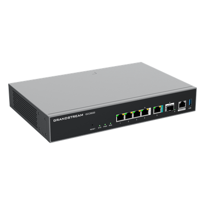 GRANDSTREAM - Router VPN / Firewall NGFW / IP PBX / Switch / 4 Puertos Gigabit / 1 Puerto SFP+ 10 Gbps / 1 Puerto 2.5 Gbps / Hot Standby