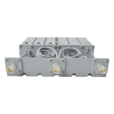 EPCOM INDUSTRIAL - Duplexer VHF / 6 Cavidades / 148-160 MHz / 50 Watt / 5-8 MHz Separación / 80 dB Aislamiento / BNC Hembras