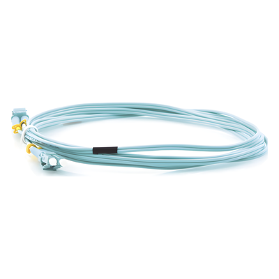 UBIQUITI - Jumper de Fibra Óptica Multimodo LC-LC duplex 10 G, 50/125 OM3, Color Aqua, 3 Metros
