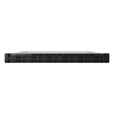 SYNOLOGY - Servidor NAS Flash / 12 Bahías SSD SATA 2.5" / 1U Rack / 170,000 IOPS Lectura / 82,000 IOPS Escritura / 2x 10GbE / 2x 1GbE / CPU AMD Ryzen V1780B