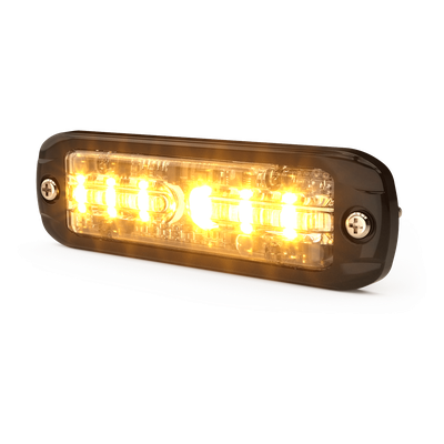 ECCO - Luz LED Direccional de Advertencia / 12 LED / Ámbar/Violeta / 12-24 VDC / Perfil Ultrabajo / -40°C a +65°C (-40°F a +149°F)