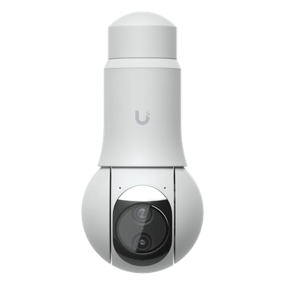 UBIQUITI - Cámara PTZ IP / 4K Dual Lente / Zoom Híbrido 10x / IR 30 m (98.4 ft) / Audio Bidireccional / IP66 / IK04