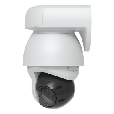 UBIQUITI - Cámara IP PTZ Industrial / 4K 8 Megapixel / Zoom Óptico 22x / IR 100 m (328 ft) / IA Reconocimiento Facial y Placas / PoE++ / IP66 / Giro Continuo 360°