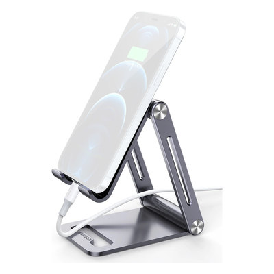 UGREEN - Soporte para Teléfono Celular / Aluminio / Ajustable / Plegable / 4.7'' a 7.9'' / Antideslizante