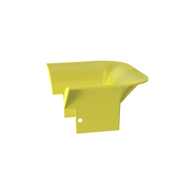 PANDUIT - Accesorio de Control de Radio de Curvatura / 2' (50.8 mm) / Policarbonato/ABS / 3.75' x 3.75' x 7.93' (95.2x95.2x201.4 mm) / Amarillo