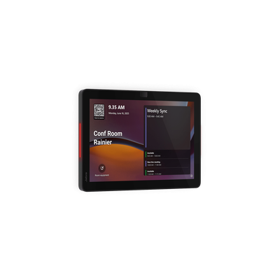 JABRA - Panel de Programación de Salas / Pantalla Táctil 10.1" / Resolución 1920x1200 / Android 13 / PoE IEEE 802.3af / Wi-Fi 802.11ac / Bluetooth 5.2 / Certificado Microsoft Teams y Zoom Rooms / Barras LED de Disponibilidad / Montaje Flexible