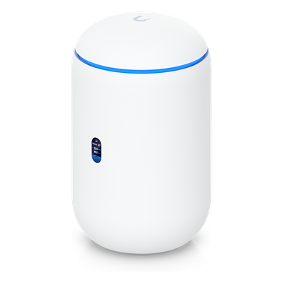 UBIQUITI - Cloud Gateway de Escritorio / Wi-Fi 7 6 Flujos / Banda 6 GHz / Switch 4 Puertos 2.5GbE / PoE / 10G SFP+ / 64 GB microSD / 300 Clientes