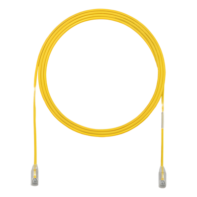 PANDUIT - Cable de Parcheo UTP Cat6 / 28AWG Diámetro Reducido / 7.62 m (25 ft) / 250 MHz / Doble Clasificación CM/LSZH / PoE IEEE 802.3bt